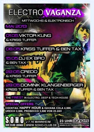 Electrovaganza Werbeplakat