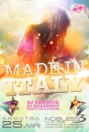 Made In Italy Werbeplakat