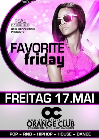 Favorit Friday Werbeplakat