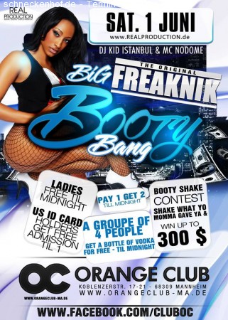 Freaknik - Big Booy Bang Werbeplakat
