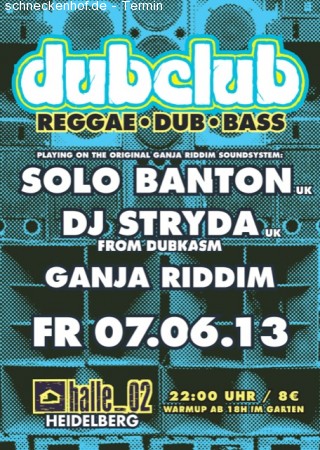 Dub Club Special Werbeplakat