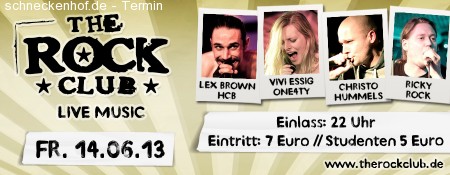 The Rock Club Werbeplakat