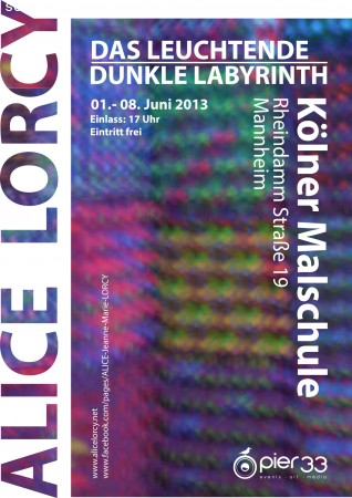 Finissage - Das leuchtend... Werbeplakat