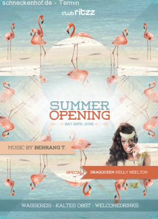 Summer Opening Werbeplakat
