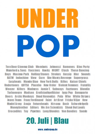 Underpop-Party Werbeplakat