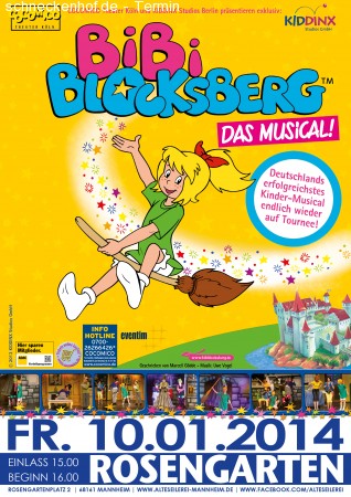 Bibi Blocksberg - Das Musical Werbeplakat