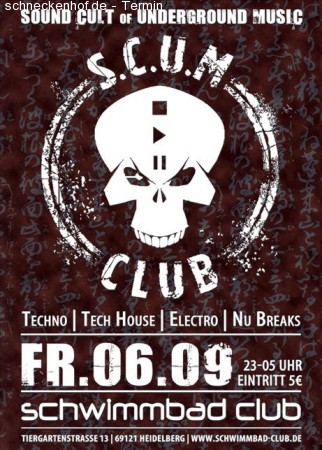 S.C.U.M. Club / HD Werbeplakat