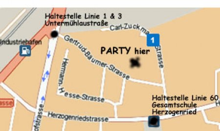 Wohnheimfete Carl-Zuckmayer Werbeplakat