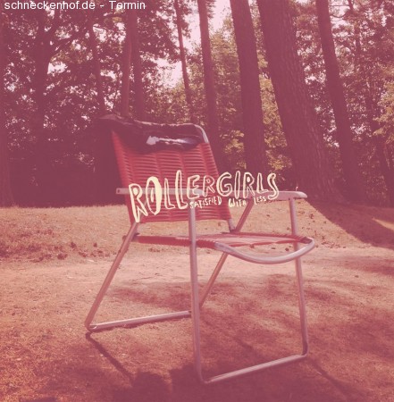 Rollergirls - catchy punk/emo + sup. Werbeplakat