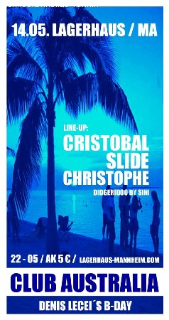 club australia Werbeplakat