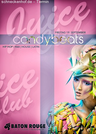 Juice Club - Candy Beats Werbeplakat