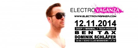 Electrovaganza • Dominik Schläfer Werbeplakat