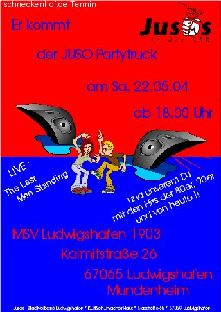 Partytruck Werbeplakat