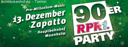 90´er RPR 1. Party Werbeplakat