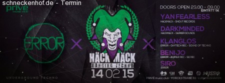 Error x Häckmäck Werbeplakat