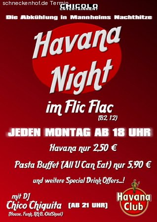 Havana Nite Werbeplakat