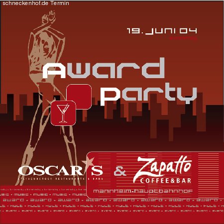 Award Party Werbeplakat