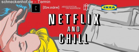 Netflix and Chill - Fotobox Werbeplakat