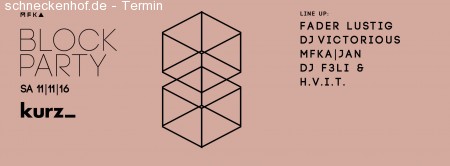 MFKA Block Party Volume V (Hip-Hop) Werbeplakat