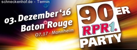 RPR1.90er Party Werbeplakat
