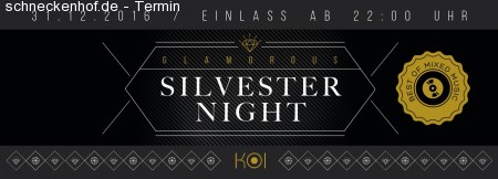 Glamorous Silvester Night Werbeplakat