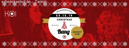 Christmas Bang Werbeplakat