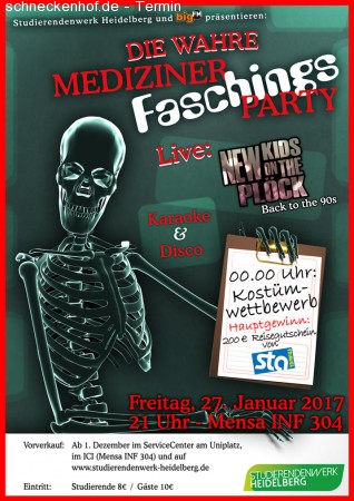 Die Wahre Mediziner-Faschingsparty Werbeplakat