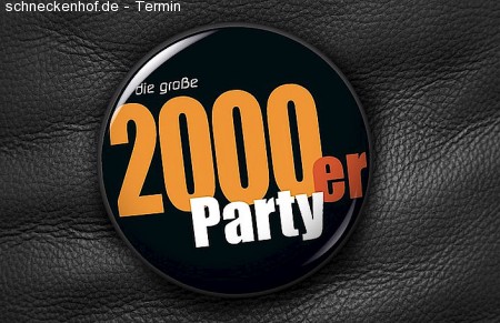 2000er Party Werbeplakat