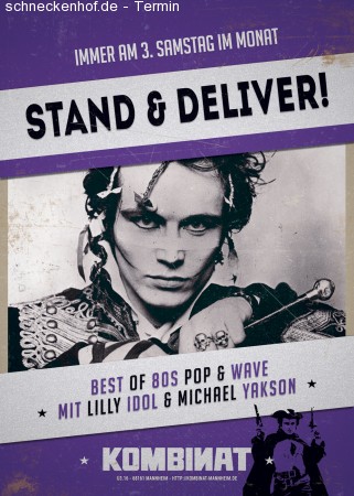 Stand & Deliver! Werbeplakat