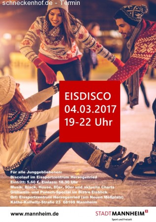 Eisdisco Werbeplakat