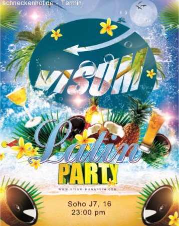 VISUM Latin Party Werbeplakat