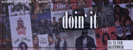 DOIN It - Premium R&BxHipHopxSoul Werbeplakat