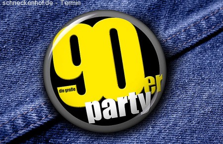 90er Party & Party Classics Werbeplakat