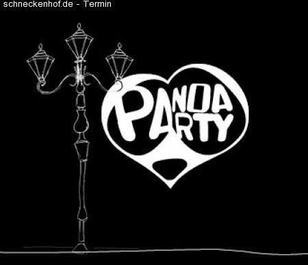 Panda Party Werbeplakat