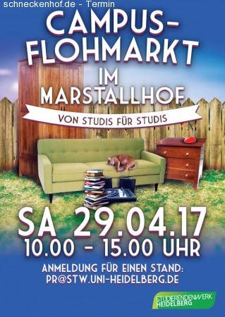 Campus-Flohmarkt Werbeplakat