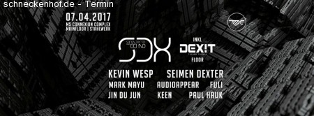 SDX Techno inkl DEXIT FLOOR Werbeplakat