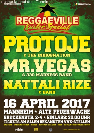 REGGAEVILLE EASTER SPECIAL: Protoje uvm. Werbeplakat