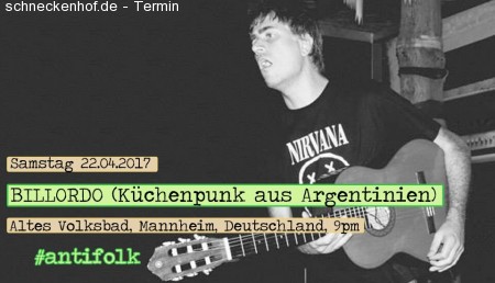 Billordo - Küchenpunk aus Argentinien Werbeplakat