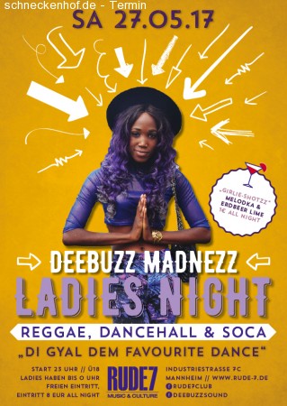 LADIES NIGHT - Dancehall & Tropical Werbeplakat