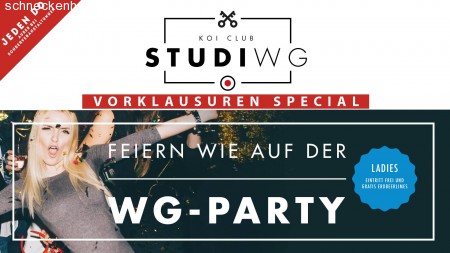 Studi-WG x Vorklausuren Special Werbeplakat