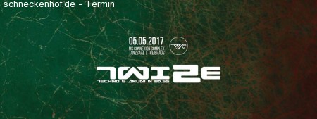 TWIZE - Techno & Drum N Bass Werbeplakat