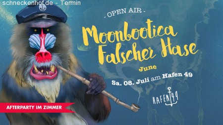 Moonbootica & Falscher Hase im Hafen 49 Werbeplakat