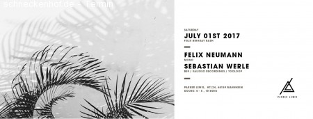 Felix Neumann & Sebastian Werle at Parke Werbeplakat