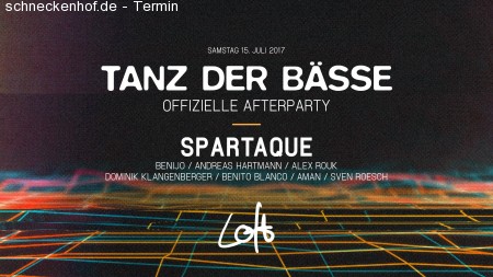 Tanz der Bässe Afterparty Werbeplakat