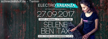 Electrovaganza • Djane Selene Werbeplakat