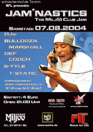 jam'nastics Werbeplakat