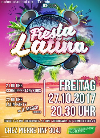 Fiesta Latina Werbeplakat