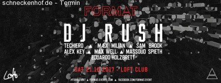 Format pres. Dj Rush Werbeplakat