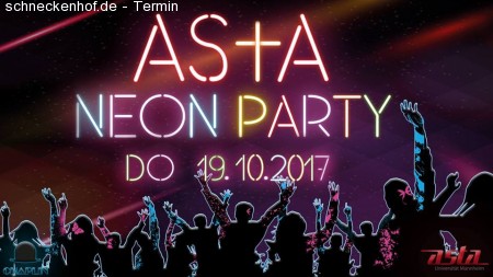 AStA Neon Party Werbeplakat