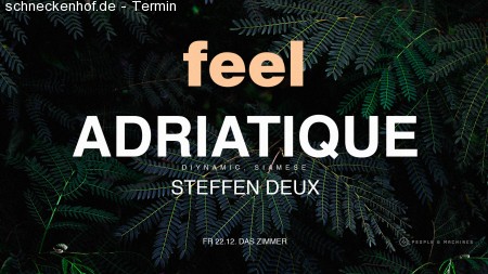 feel: Adriatique Werbeplakat